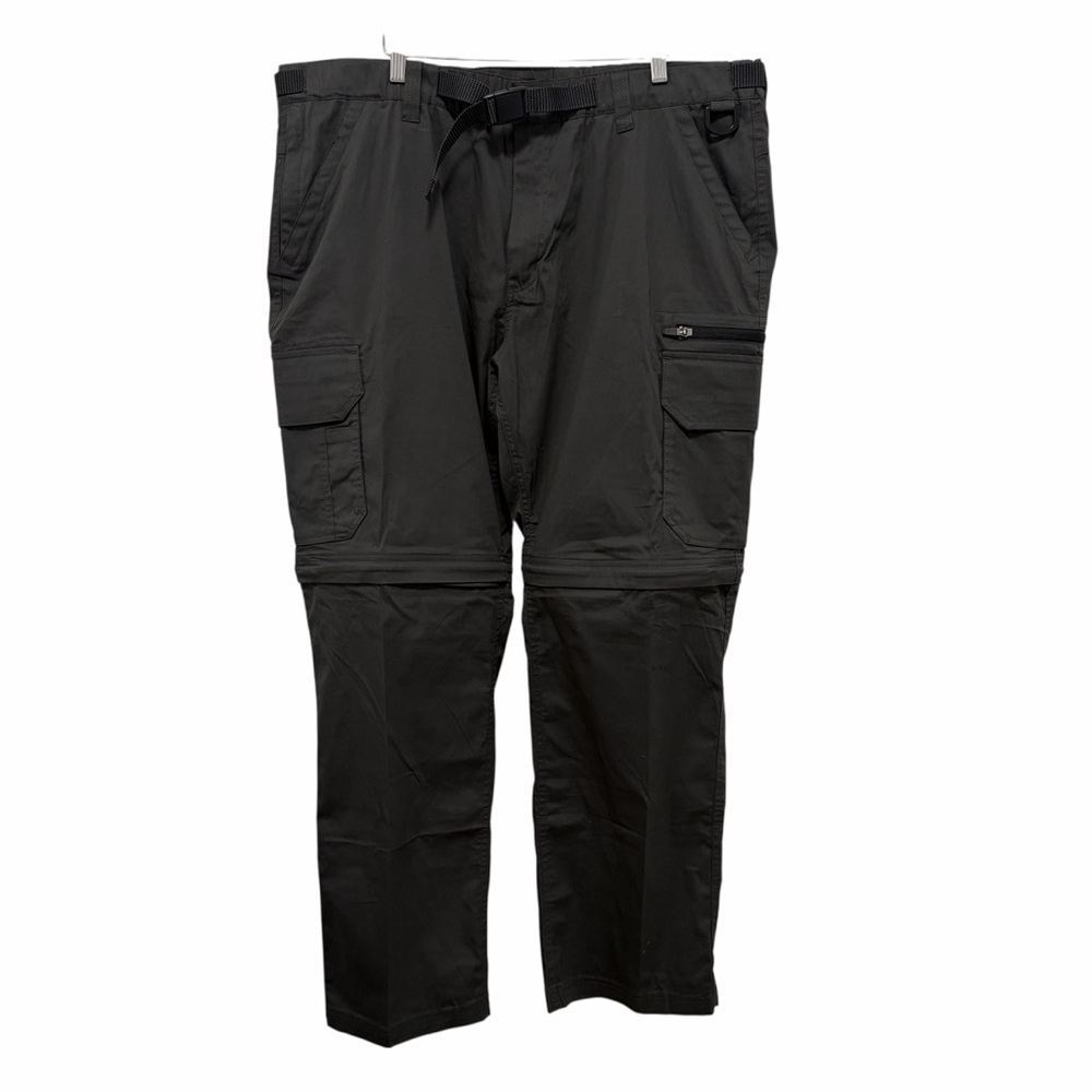 BC Clothing Convertible Charcoal Cargo Pants - NWT - XXL x 32”L